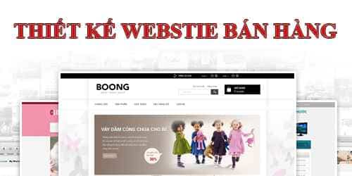 thiết kế website bán hàng tại bình dương